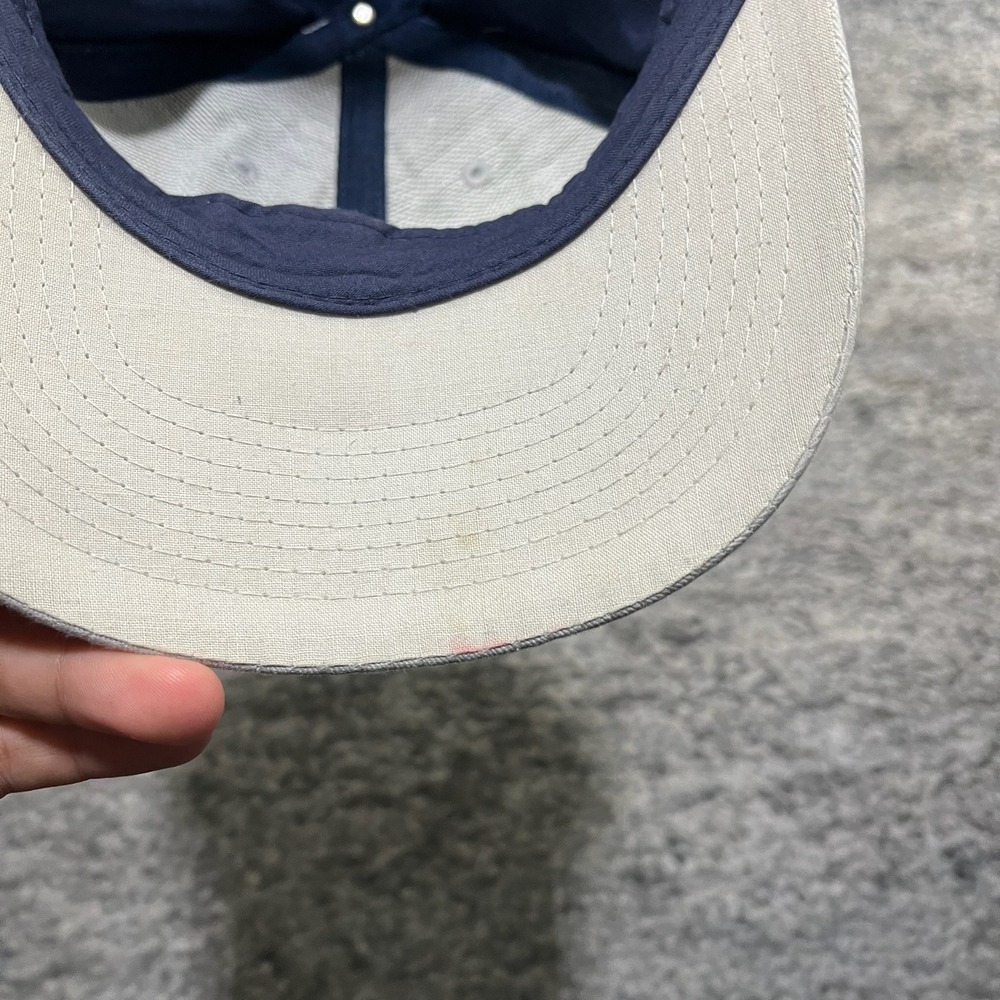 Vintage 90s Dallas Cowboys Hat Snap Back Blue Gray Logo 7 NFL Adjustable Cap - Picture 5 of 6